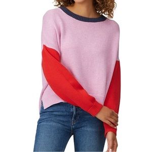 525 America Colorblock Crewneck Sweater Sz M